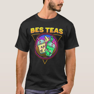 Bes Teas Besties Bubble Tea Kawaii Anime Boba Best T-Shirt