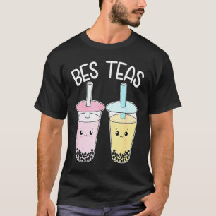 Bes Teas Boba Tea Besties Bubble Tea Cute Boba Bes T-Shirt