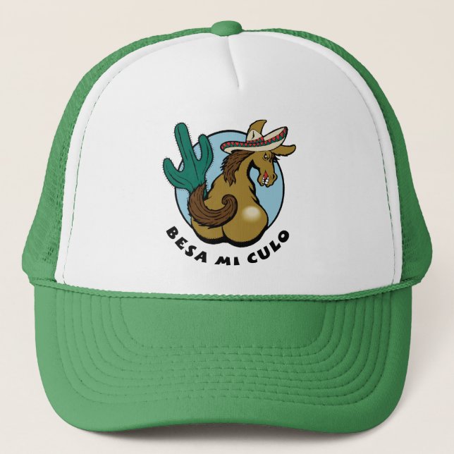 Besa Mi Culo Trucker Hat (Front)