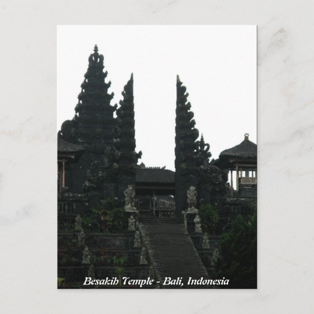 Besakih Temple Bali Indonesia Postcard (Front)