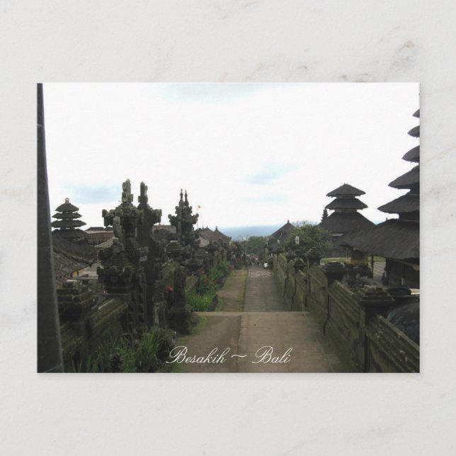 Besakih Temple Bali Postcard (Front)