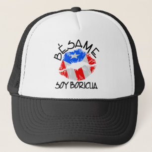 Besame Soy Boricua Kiss Me I'm Puerto Rican Trucker Hat