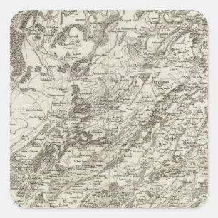 Besancon Square Sticker