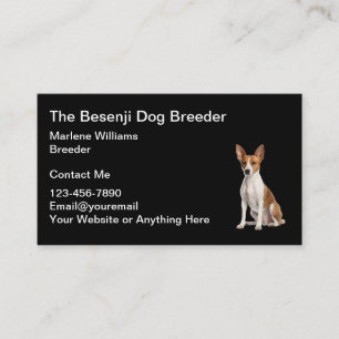 Besenji Dog Breeder And Rescue Business Cards