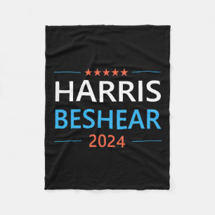 Beshear 2024 For President Patriotic Kamala Democr Fleece Blanket