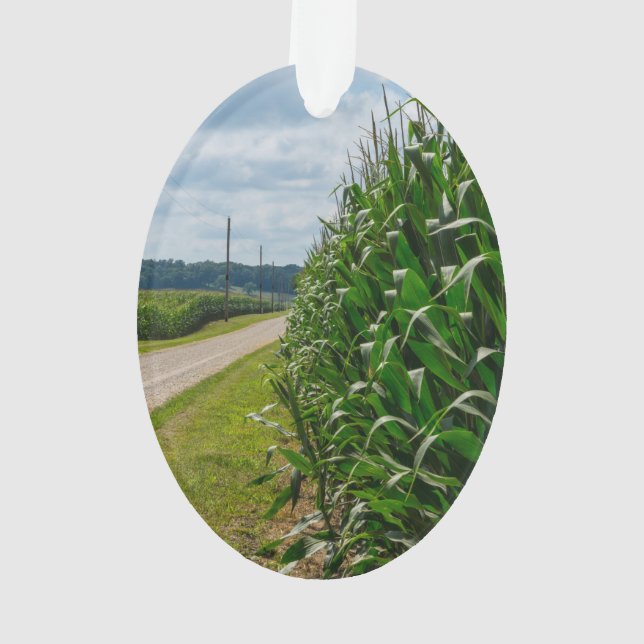 Beside A Corn Field Ornament (Back)