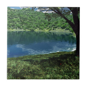 Beside Deep Waters Decorative Tile