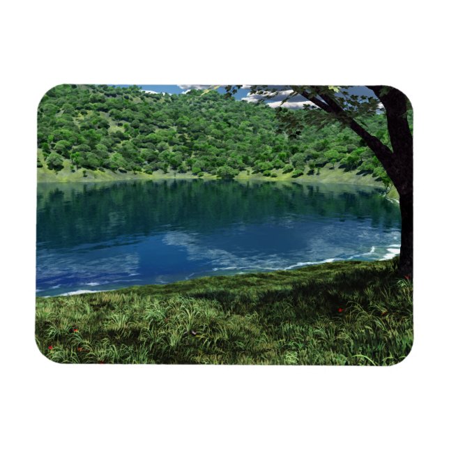 Beside Deep Waters Flexible Magnet (Horizontal)