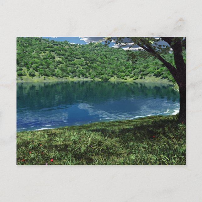 Beside Deep Waters Postcard (Front)