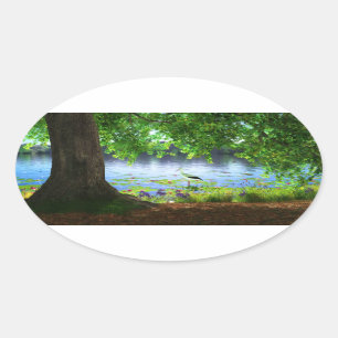 Beside the Still Water Stickers