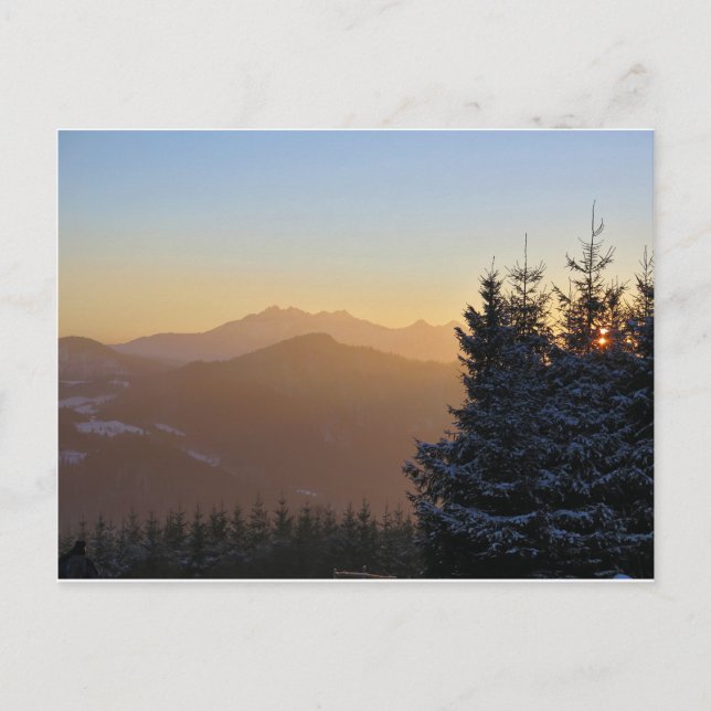 Beskid Sądecki View for Tatras Postcard (Front)