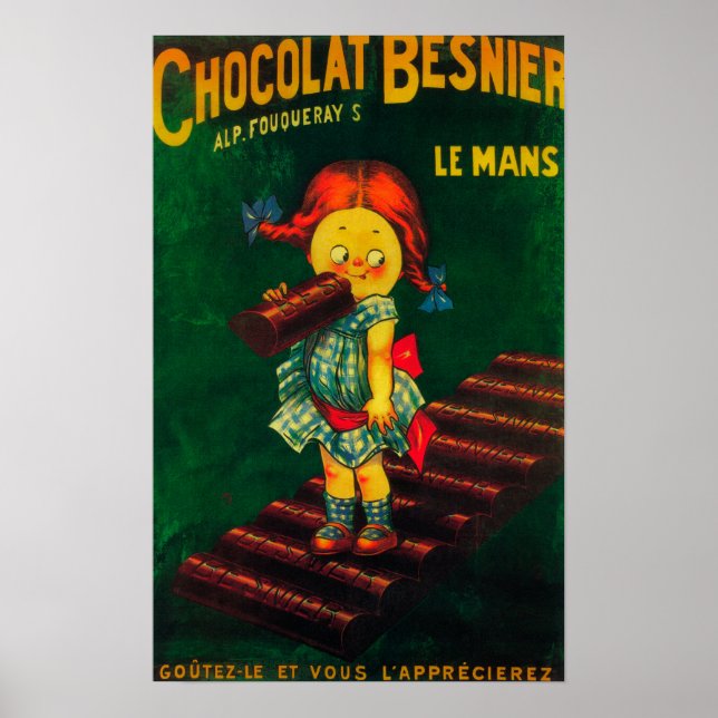 Besnier Chocolate Promotional Poster (Front)