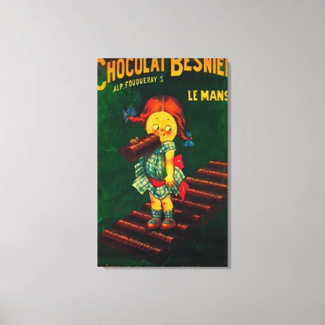 Besnier Chocolate Promotional Poster Canvas Print (Front)