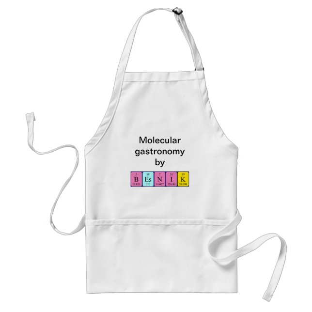 Besnik periodic table name apron (Front)