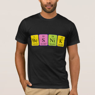 Besnik periodic table name shirt