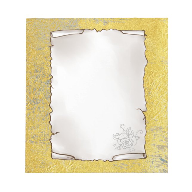 Besonderer  Notizblock Notepad (Front)