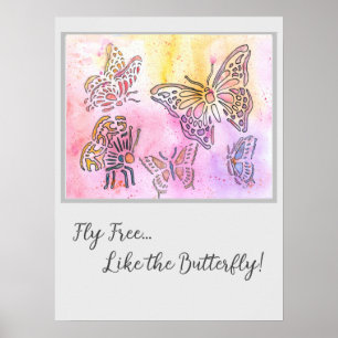 Bespeckled Flight Poster