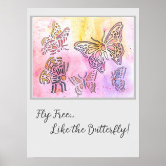 Bespeckled Flight Poster