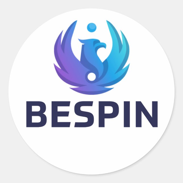 BESPIN Round sticker (Front)