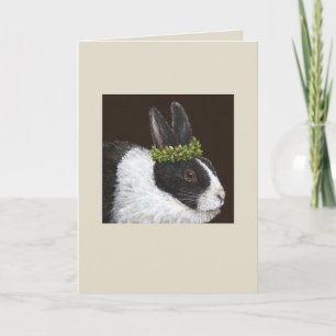 Bess the bunny card