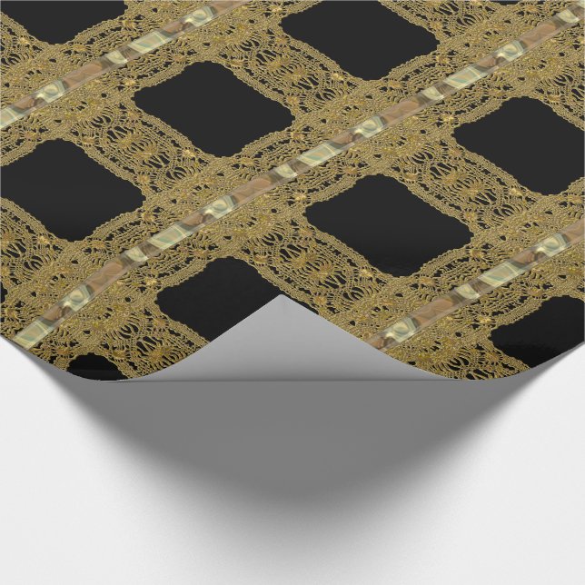 Bessbrook Victorian Knighthood Elegance Wrapping Paper (Corner)