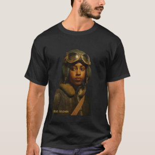 Bessie Coleman Aviation Black History African Amer T-Shirt