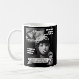 Bessie Coleman Dark Coffee Mug