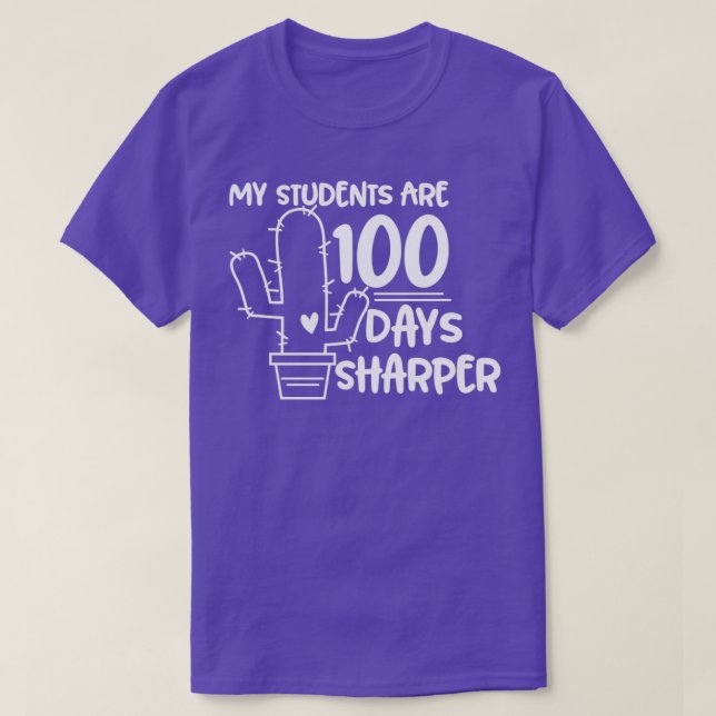 Best 100th Day of School Teacher My Students are 1 T-Shirt (Design Front)
