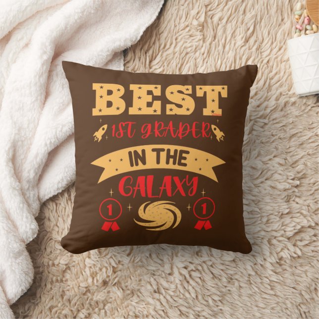 BEST 1ST GRADER IN THE GALAXY funny cute           Cushion (Blanket)
