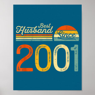 Best 25th Wedding Anniversary Husband Since Poster