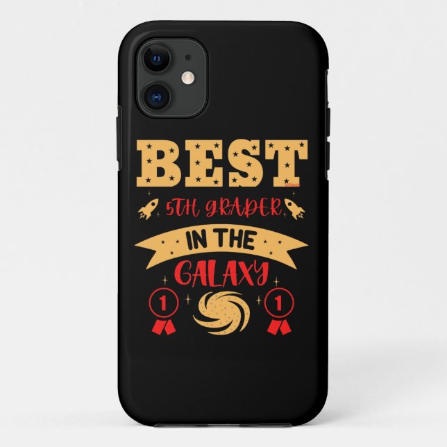BEST 5TH GRADER IN THE GALAXY funny cute           Case-Mate iPhone Case (Back)