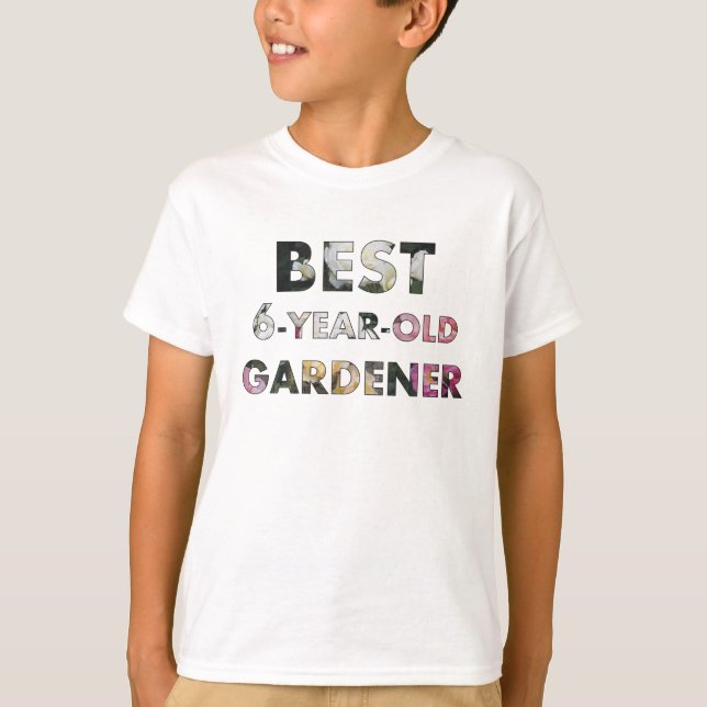 Best 6-Year-Old Gardener Roses (© Mira) T-Shirt (Front)