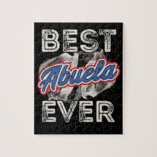 Best Abuela Ever Puerto Rico Grandma Mothers Day Jigsaw Puzzle