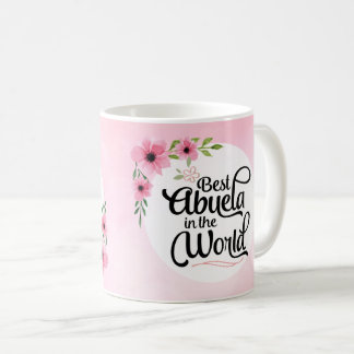 Best Abuela in the World Flower Mug