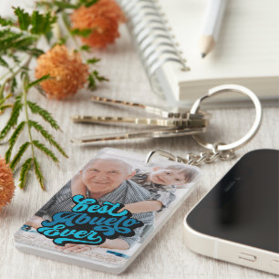 Best Abuelo Ever   Grandpa Photo Key Ring