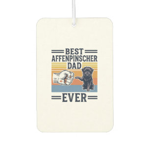 Best Affenpinscher Dad Ever Vintage Dog Shirt_1 Car Air Freshener