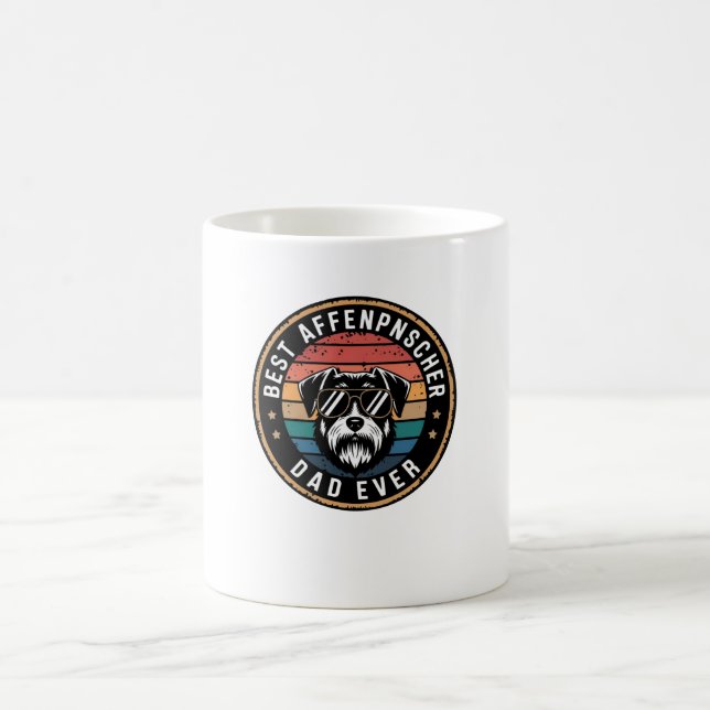 Best Affenpnscher Dad Ever Funny Dog  Coffee Mug (Center)
