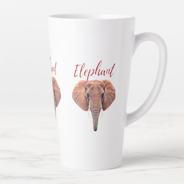 BEST African Forest Elephant EVER  T-Shirt Throw P Latte Mug (Right)