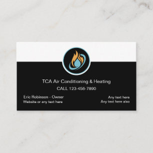 Best Air Conditioning Modern Business Cards