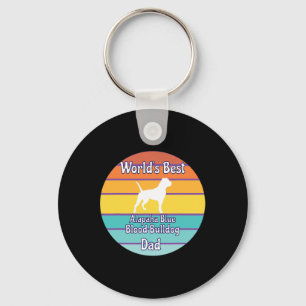 Best Alapaha Blue Blood Bulldog Dad  Key Ring