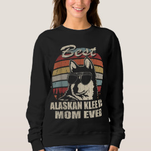 Best Alaskan Klee Kai Mum Ever Vintage Retro Dog M Sweatshirt