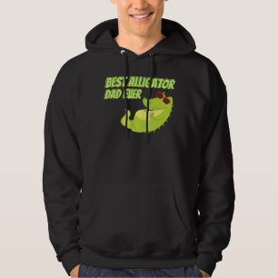 Best Alligator Dad Ever Animals Wild Active Hoodie