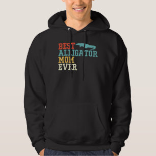 Best Alligator Mom Ever Vintage Retro Hoodie