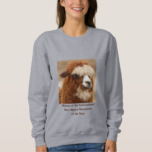 Best Alpaca Monobrow Sweatshirt