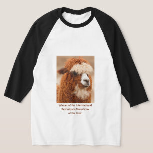 Best Alpaca Monobrow T-Shirt