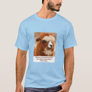 Best Alpaca Monobrow T-Shirt
