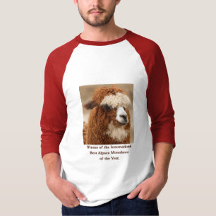 Best Alpaca Monobrow T-Shirt