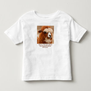 Best Alpaca Monobrow Toddler T-Shirt