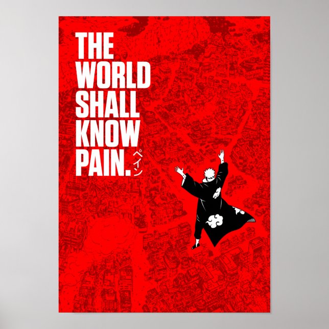 Best Anime Quotes about Pain Poster (Front)