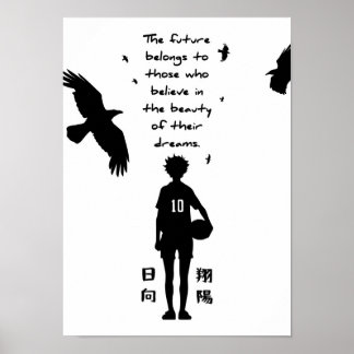 Best Anime Quotes Believe in Your Dreams Poster